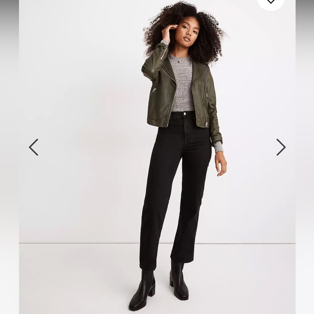 Madewell slim wide leg jeans